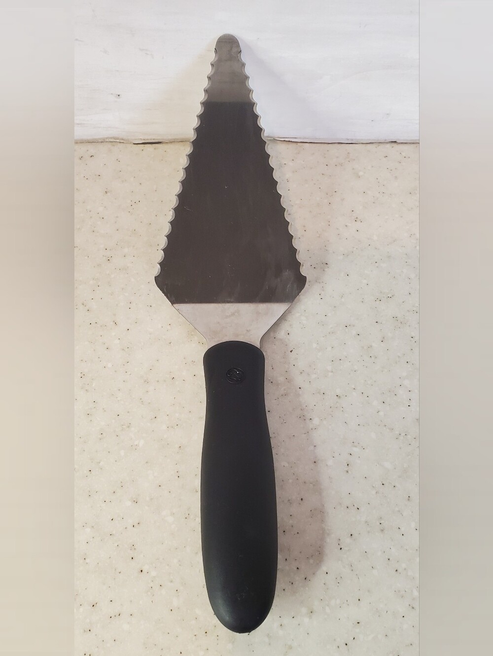 Pampered Chef Serrated Pie Server Stainless Steel Cake Pizza Pie Slice Spatula